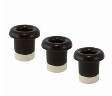 Керамический проходной изолятор для провода черный (25шт) TDM | код SQ2802-0022 | TDM