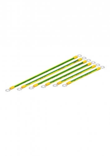 Провод заземления М8-М8 - 400 мм ПуГВ 1х4 ГОСТ (10 шт.компл) ESB | код esb10372 | ELECTRIC STEEL BOX