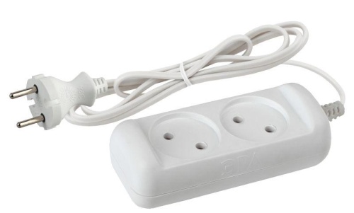 Удлинитель 2х5м без заземл. 6А IP20 UX-2-5m ШВВП 2х0.75 | код. Б0038559 | Эра Удлинитель 2х5м без заземл. 6А IP20 UX-2-5m ШВВП 2х0.75 | код. Б0038559 | Эра