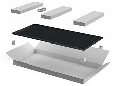 ITK LINEA E Дверь металлическая 600мм шкафа 42U чер. | код LE05-42U6X-DM | ITK by IEK