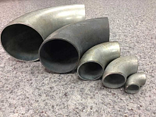 Отвод стальной крутоизогнутый 90гр. Ду40 (48,0) оцинкованный из ВГП труб 3262-75 | код 221700524 | ГОСТ