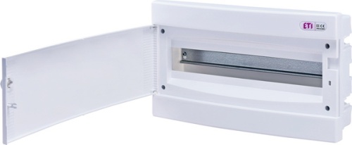 Щит внутр. распределительный ECМ 18PO (18мод.белая дверь), пластик | код 001101019 | ETI Щит внутр. распределительный ECМ 18PO (18мод.белая дверь), пластик | код 001101019 | ETI