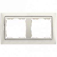 Рамка 2 поста 82, слоновая кость | код. 82720-31 | Simon