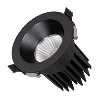 Светильник светодиодный MS-ATOLL-BUILT-R86-10W Day4000 (BK 36 deg 230В) IP54 металл Arlight 044614