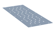 Вставка донная основание 600 мм (толщина 1,5 мм) EKF | код vd600-1,5 | EKF