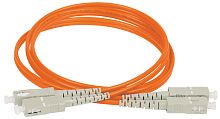 ITK Оптический коммутационный соединительный шнур (патч-корд), MM, 50/125 (OM2), SC/UPC-SC/UPC, (Duplex), 2м | код FPC50-SCU-SCU-C2L-2M | IEK