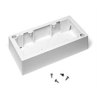 Настенная коробка под рамку французского стандарта, 45х90 мм | код LAN-WB45x90-WH | LANMASTER