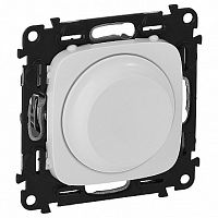 Светорегулятор-переключатель поворотный VALENA ALLURE, 300 Вт, белый | код. 752760 | Legrand