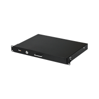 Полка под клавиатуру выдвижная TLK, 19, 1U, Ш432хГ300мм, черная | код TLK-KB1-BK | TLK