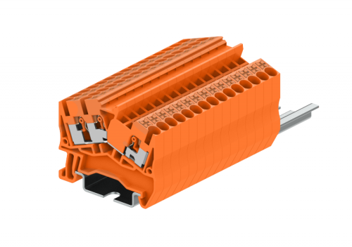 TPS2.5-3-OG Клемма TP 1-2 проходная угловая, сеч.2.5мм2, оранж., шт | код TPS2.5-3-OG | SUPU TPS2.5-3-OG Клемма TP 1-2 проходная угловая, сеч.2.5мм2, оранж., шт | код TPS2.5-3-OG | SUPU