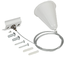 Комплект подвеса для ШП с тросом 1,5м белый IEK | код LT-SO0D-KPT-D15-K01 | IEK