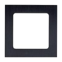 Стокгольм Рамка 1-местная металлическая черная PROxima | код EZM-G-302-10 | EKF