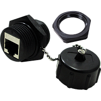 Индустриальный соединительный модуль, IP68, экранированный, категории 6 | код LAN-KCP45S6-WP | LANMASTER