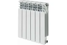 Радиатор алюминиевый секционный 500/100/12 боковое подключение | код RRC500*100AL12 | Русский Радиатор