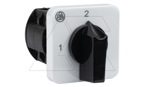 Переключатель BS 25 55 U, 2P, 25A, тип 1-2 (90°), 2NO на 1_2, на дверь, фронт IP40 | код EAC602623 | Rade Koncar Переключатель BS 25 55 U, 2P, 25A, тип 1-2 (90°), 2NO на 1_2, на дверь, фронт IP40 | код EAC602623 | Rade Koncar