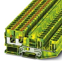 Клемма защитного провода PT 6-QUATTRO/2P-PE | код 3061842 | PHOENIX CONTACT