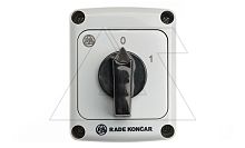 Переключатель PNBS 16 92, 4P, 20A, тип 0-1, 7.5kW(400VAC по АС-23), черная рукоятка, в корпусе IP65 | код EAC602853 | Rade Koncar