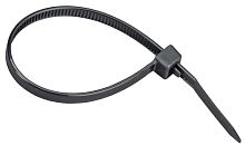 Хомут 4.8х160мм P6.6 съемный черн. (уп.100шт) IEK UHH13-D048-160-100-K02