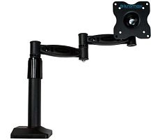 Кронштейн для мониторов ЖК Kromax OFFICE-2 серый 15-32 макс.10кг настольный поворот и наклон | код 605327 | KROMAX