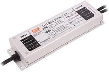 Источник питания AC-DC, 239.8Вт, IP67, вход 100…305В AC, 47…63Гц/142…431В DC, ККМ, выход 18...36В/6.66А, изоляция 3750В AC, в кожухе 244х71х37.5мм, -40…+85С (корпус), DALI димминг, с проводом заземления | код ELG-240-36DA-3Y | MeanWell Сери