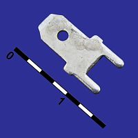 Клемма ножевая на плату RUICHI DJ610A-4.8, 4.8 мм | код 72319 | Ruichi