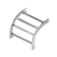 Угол лестничный вертикальный внешний 90 градусов 150х800, R600, горячеоцинкованный | код ULOD658HDZ | DKC