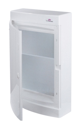 Щит пласт. наружн. исп. ECT36 MEDIA-PO (перф.панель, белая дверца) | код 001100213 | ETI Щит пласт. наружн. исп. ECT36 MEDIA-PO (перф.панель, белая дверца) | код 001100213 | ETI