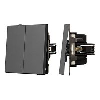 Механизм выключателя управления шторами SWT-TENDO-MKR2-SFPL-GR 230В 10А Arlight 054328