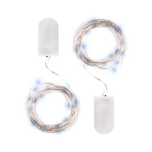 Гирлянда светодиодная Роса DC-G05-20WS2, комплект 2 шт., бел. 20 LED, 2xCR2032 | код 5048010 | JazzWay