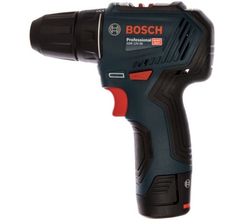 Дрель-шуруповерт аккумуляторная BOSCH GSR 12V-30 2x2,0 Ач, чемодан | код 06019G9020 | BOSCH Дрель-шуруповерт аккумуляторная BOSCH GSR 12V-30 2x2,0 Ач, чемодан | код 06019G9020 | BOSCH