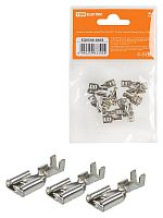 Клемма плоская гнездо РП-м 2,5-(6,3) 1-2,5 мм? плоский (мама) (20шт) TDM | код SQ0546-0403 | TDM