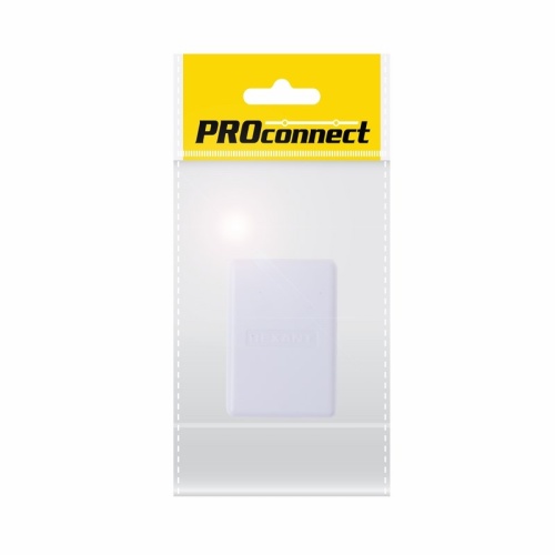 PROconnect Рoзетка телефонная внешняя, 1 порт RJ-14(6P-4C), категория 3, пакет, 1шт. | код 03-0001-9 | PROCONNECT