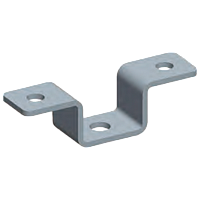 Скоба потолочная для алюминиевого лестничного лотка | код LAN-LTA-U | LANMASTER