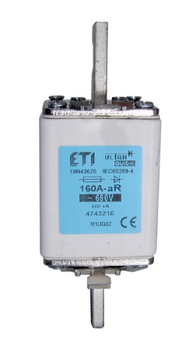 Предохранитель M3UQ02/450A/690V aR (200 kA) | код 004745225 | ETI Предохранитель M3UQ02/450A/690V aR (200 kA) | код 004745225 | ETI