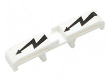 498 110, Защитная маркировка на клеммники AVK 2,5*-10, (белая), IP 1S | код 0.0.0.4.98110 | KLEMSAN