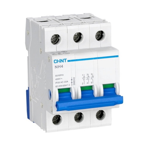Выключатель нагрузки NH4 3P 80A (CHINT) | код 398111 | CHINT Выключатель нагрузки NH4 3P 80A (CHINT) | код 398111 | CHINT