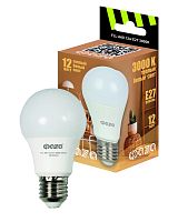 Лампа светодиодная LED 12Вт E27 3000K груша 230/50 ФАZА | код 5038325 | JazzWay
