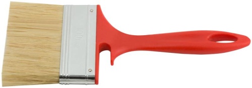 Кисть флейцевая "Крафт" 100мм натур. свет. щетина пластик. ручка с выемкой КУРС 00845 фото 4