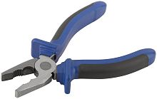 Плоскогубцы комбинированные ''Один'' двухцветные обрезиненные ручки, полированная сталь 180 мм | код 47473М | FIT