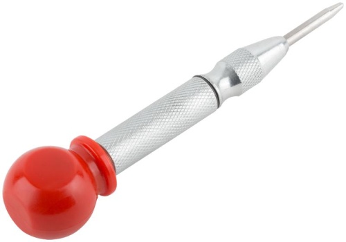 Кернер автоматический, жало HSS сталь, пластиковая накладка, 130 мм | код 46882 | FIT фото 5 Кернер автоматический, жало HSS сталь, пластиковая накладка, 130 мм | код 46882 | FIT фото 5