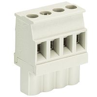 Розеточный разъем, прямой, на кабель, шаг 5,00 мм, 10 полюсов, номинальное сечение: 2,5 мм кв., винтовая фиксация провода, 400V, 12А, с маркировкой, цвет: серый, серия 8113 B VL | код 25.326.1053.0 | Wieland