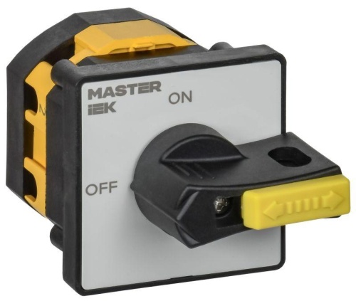 Переключатель кулачковый стандартная рукоятка 10А схема 10 | код MI-CS10-010-010 | IEK