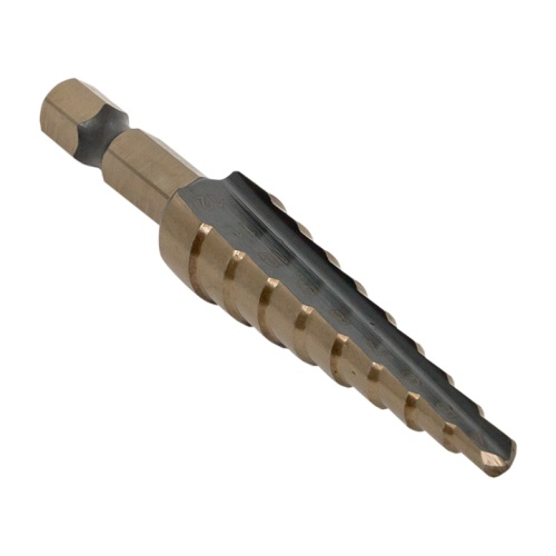 Ступенчатое сверло ST-4-12/1 HSS (9 ступ,) | код ST-4-12/1 | EKF Ступенчатое сверло ST-4-12/1 HSS (9 ступ,) | код ST-4-12/1 | EKF