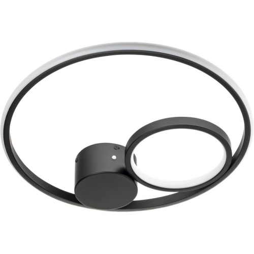 Люстра потолочная светодиодная диммируемая SNELLO с ДУ 3 режима D450х70мм 60Вт 2700К/4200К/6400К 10кв.м черн. Ritter 51655 6 фото 3 Люстра потолочная светодиодная диммируемая SNELLO с ДУ 3 режима D450х70мм 60Вт 2700К/4200К/6400К 10кв.м черн. Ritter 51655 6 фото 3