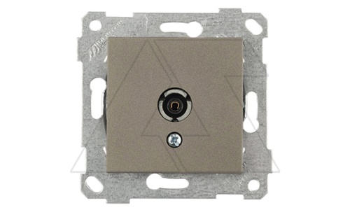 Rita - Розетка TV, оконечная, антрацит | код 2200-171-0186 | Mutlusan