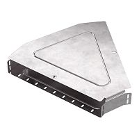 Угол горизонтальный 45 градусов с крышкой Стандарт 500х80 Промрукав | код PR16.0617 | ПРОМРУКАВ