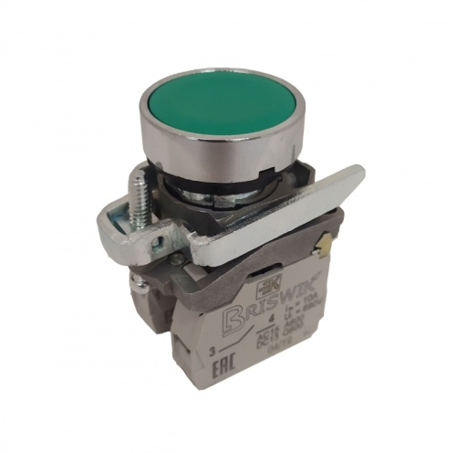 Выключатель Briswik КМЕ 4711м -С зеленый IP66 УХЛ2 10А 1но+1нз | код aD-DB-6Ai-0321 | Briswik