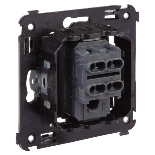 Инвертор 1-кл. СП Avanti "Черный матовый" | код. 4412123 | DKC фото 4