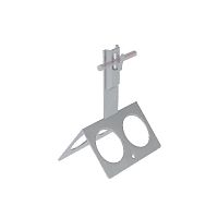 Держатель зажимной коньковый BKDZ-H80-D5-8 для прутка d5-8мм H=80мм с широк. осн. сталь КМ MA0106