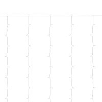 Дождь (занавес) Wi-Fi 3х3 м, прозрачный ПВХ, 180 LED RGB, не соединяется | код 245-001 | NEON-NIGHT